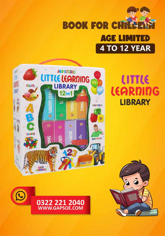 Little Learning Library 12 Book In One Library For Kids