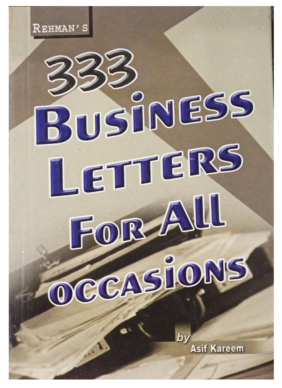 333 Business Letters For All Occasians