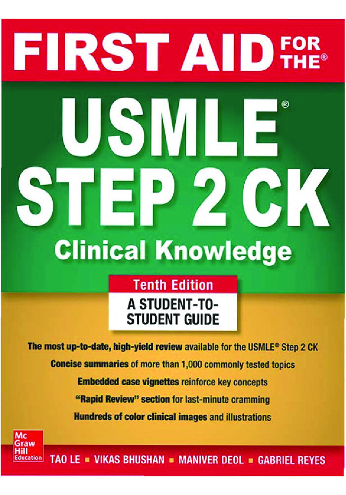 FIRST AID FOR THE USMLE STEP 2 Ck (Clinical Knowledge)