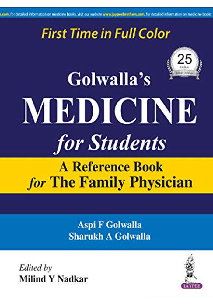 Golwalla’s Medicine for Students A Reference Book for the Family Physician 25th Edition