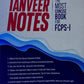Tanveer Notes For FCPS-1