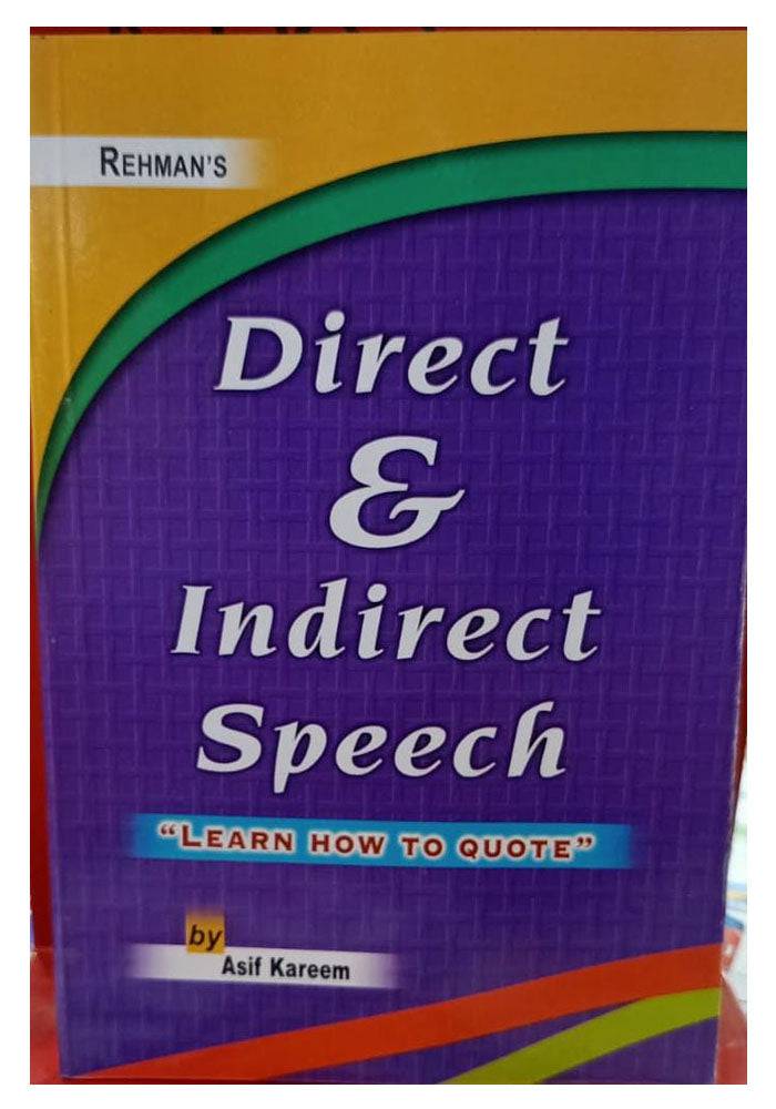 Direct and Indirect speach