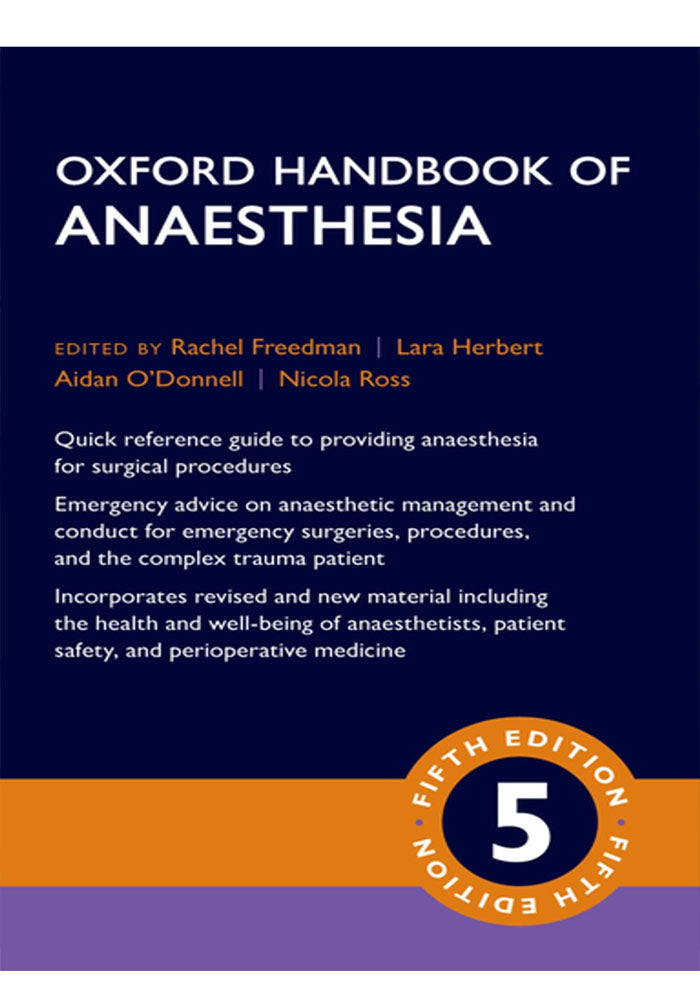 Oxford Handbook of Anaesthesia (Oxford Medical Handbooks) 5th Edition
